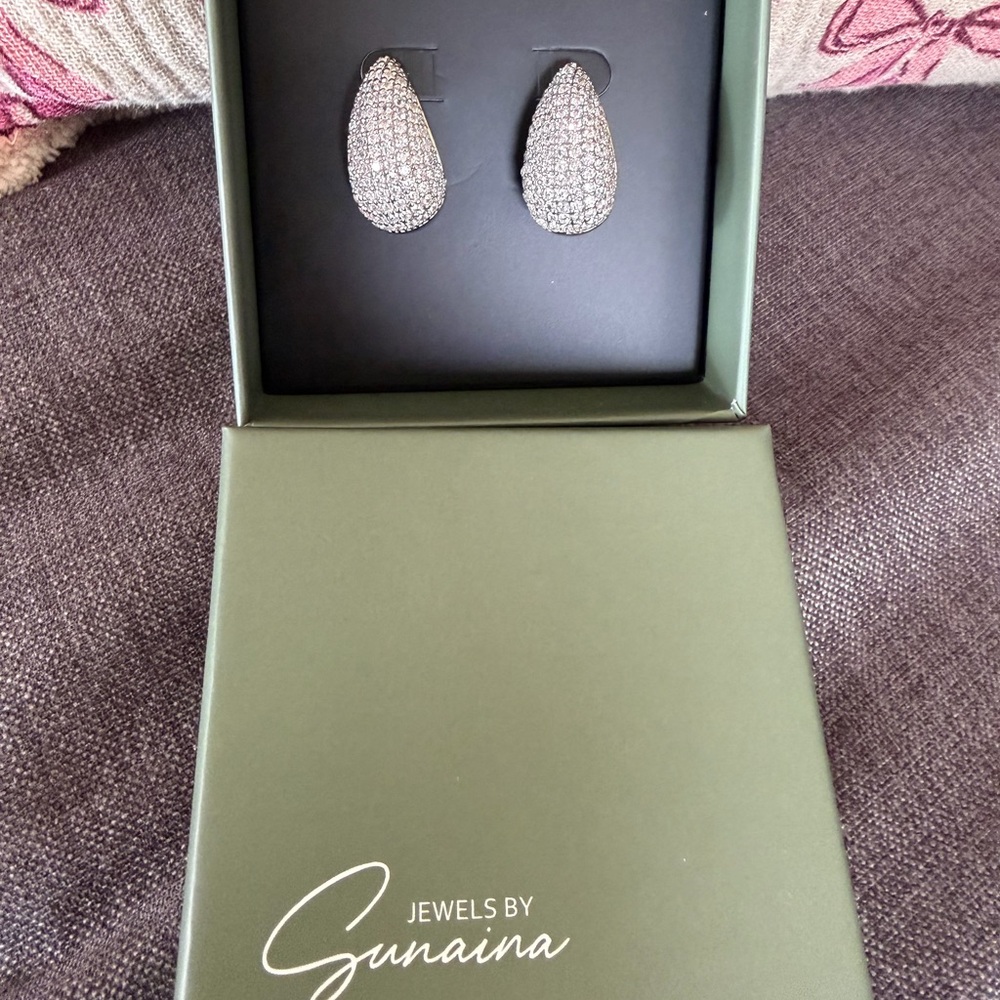 Silver Teardrop Earrings